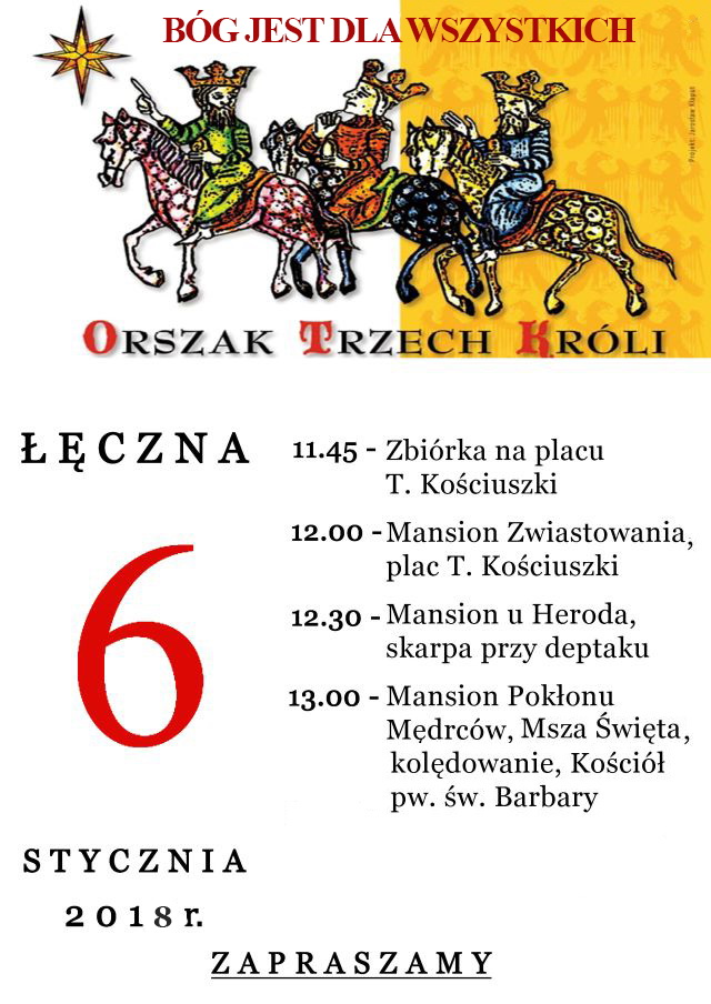Orszak Trzech Króli - Łęczna - 2018